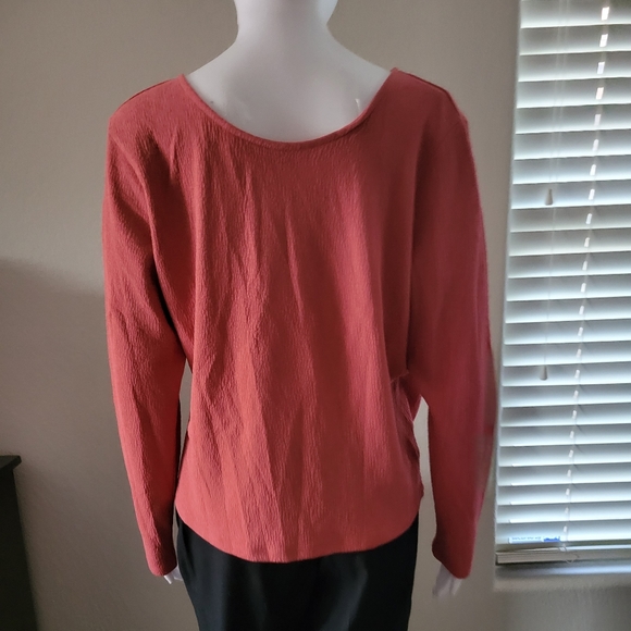 Faux Wrap Cross Front Top - Picture 3 of 4